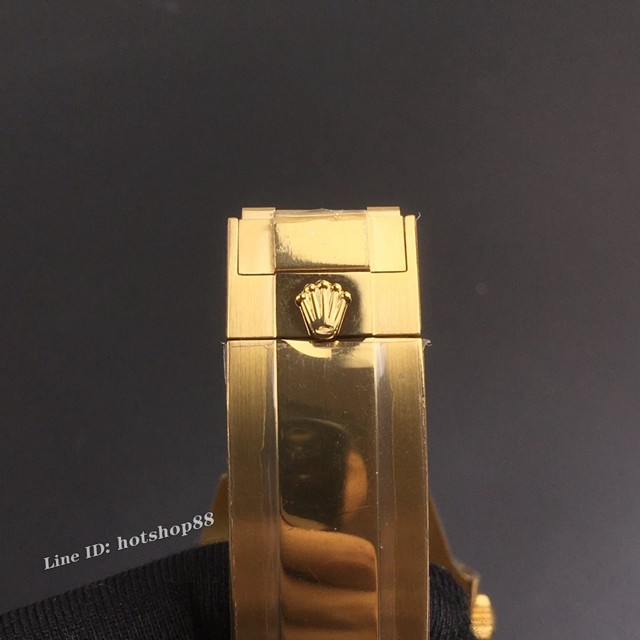 劳力士手表 Rolex间金/全金黑水鬼 超级3135机芯 Rolex高端男士腕表 gjs1696